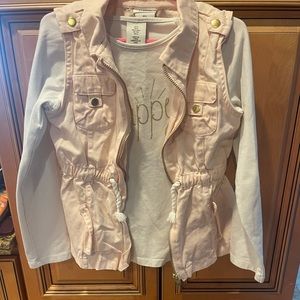 Girls shirt and matching vest